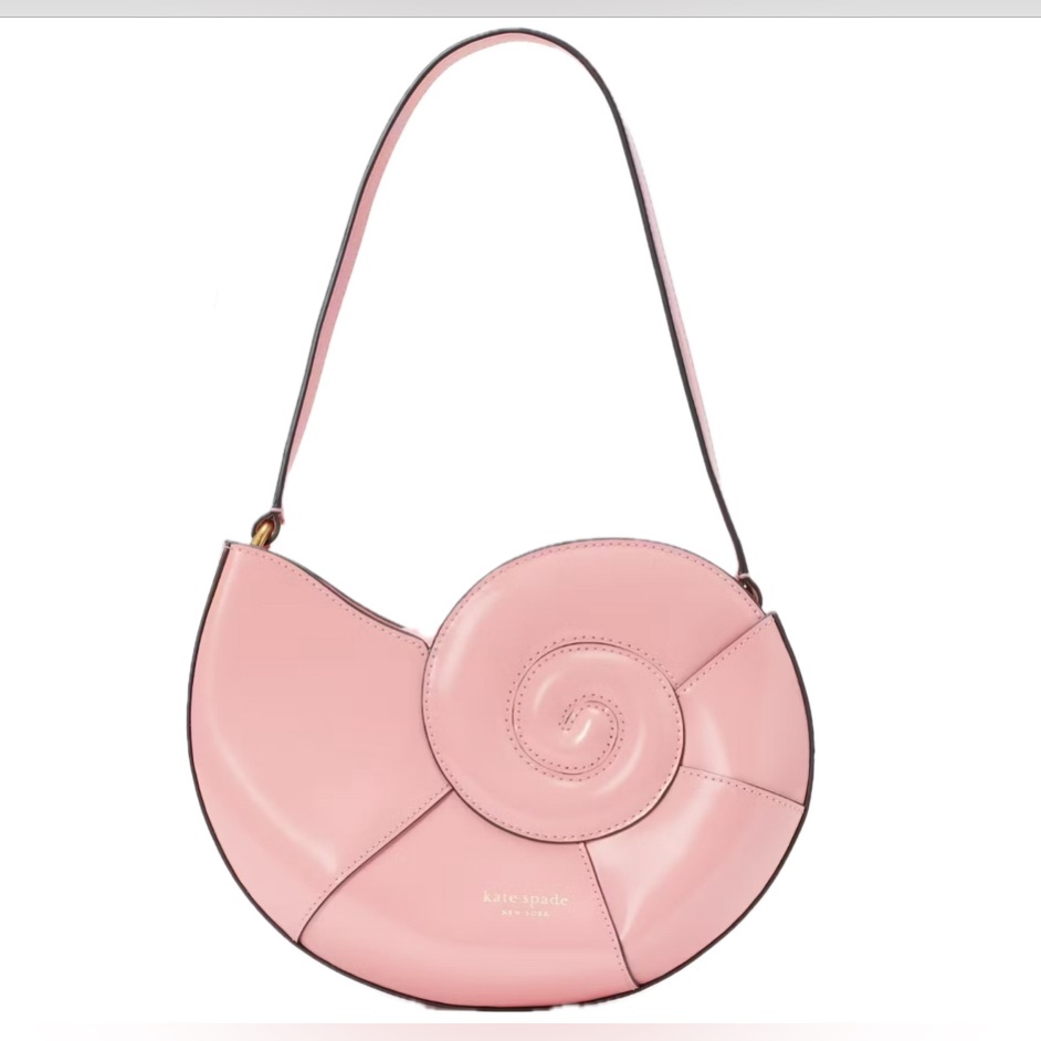 Factory Sealed! Kate Spade What The Shell Nautilus Shoulder Bag - Salmon